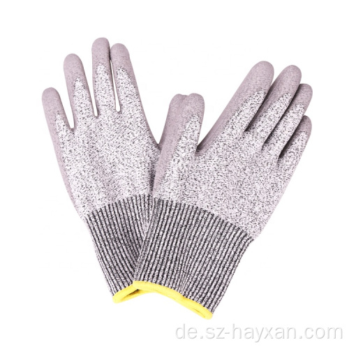 Kundenspezifische Anti-Schneid-HPPE-Handschuhe